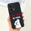 Animals Painting Phone Case For Motorola Moto G85 MotoG85 / Motorola G 85 Back Cover Panda Rabbit Cat Funda Bumper Soft Silicone