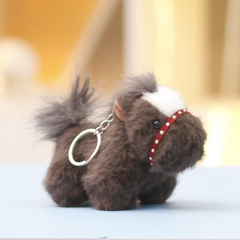 Cute Pony Plush Doll With Pp Cotton Filling For Backpack Charm And Gift For Teens