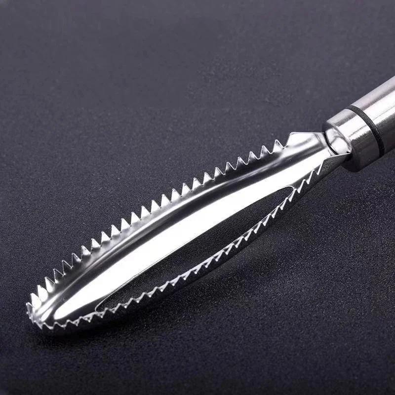Fast Remove Fish Scales Scraper Fish Skin Brush Stainless Steel Fish Scales Remover Kitchen Fish Bone Tweezers Kitchen Gadgets