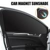 Magnetic Car Sunshade Covers Side Window Screen Door Cover Magnetic UV Blocking Car Curtain Black Mesh Sunshade Auto Accessories