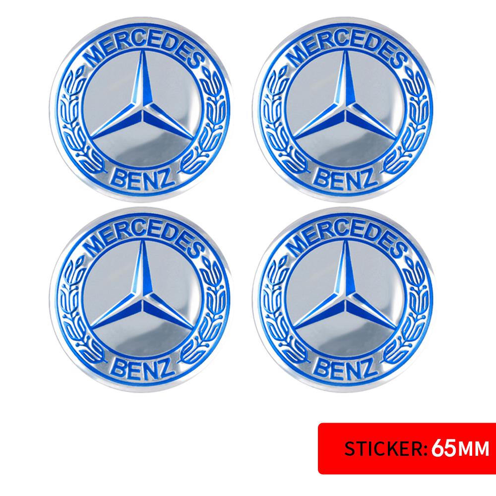 56/60/65MM Car Sticker Wheel Center Covers Hub Cap Emblem Decoration Decal for Mercedes Benz AMG W212 W204 W211 W124 A B S Class