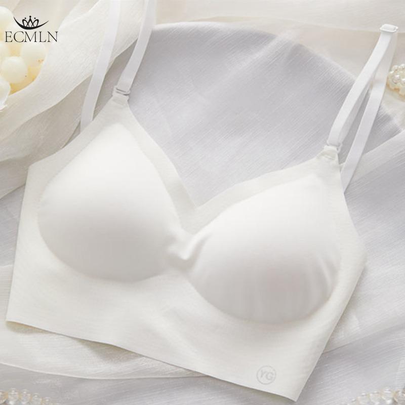 Sexy Push-up Bra Thin U-shaped Beautiful Back Top Seamless Bra Backless Invisible No-wire Bra Top