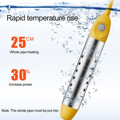 Water Heater Intelligent Temperature Control Rapid Warming Uniform Heat Dissipation Anti-scalding EU Plug Boiling Rod for Home
