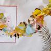 Easter decoration color strips pull flowers Oktoberfest event decorations Christmas wool strips birthday party ornaments