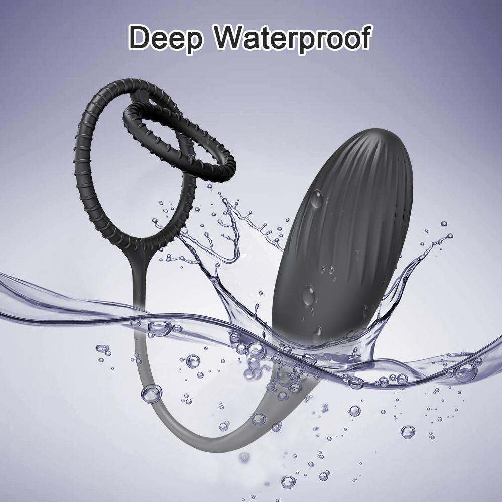 Cock Ring with Prostate Stimulator Vibrating Egg Sex Toys for Couples Vibrator for Men Gay Prostate Massager Wireless Remote