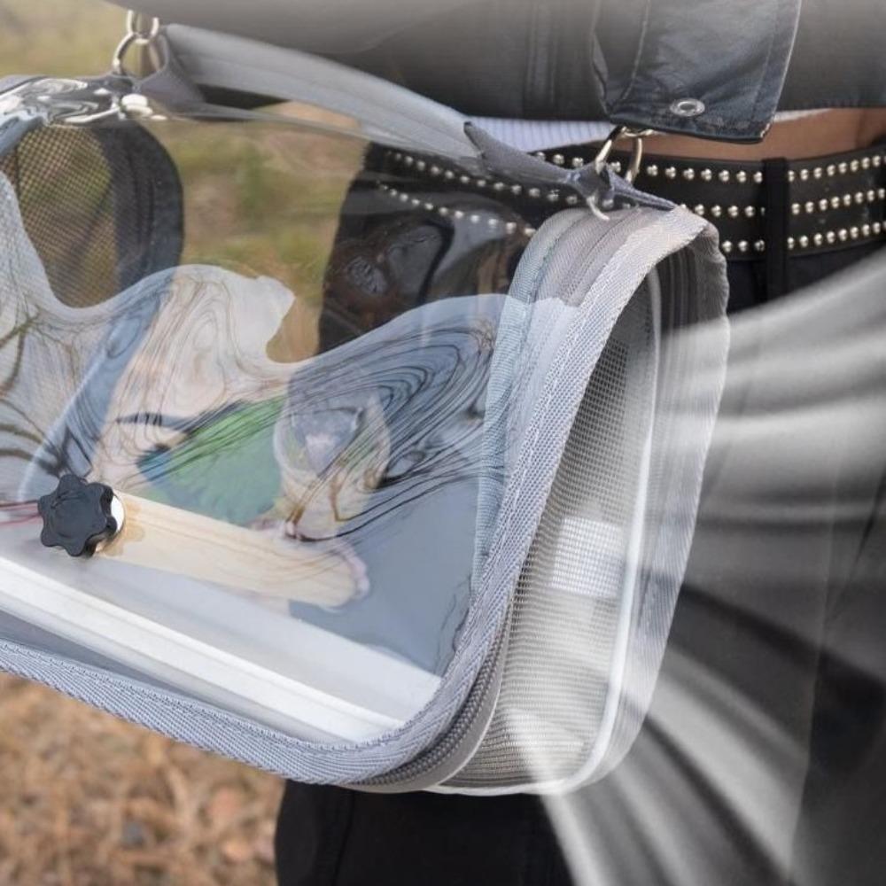 Breathable Bird Travel Bag Foldable Bird Out Bag Durable Bird Cage For Budgie Parrot Hamster