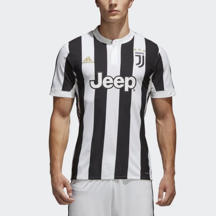 Adidas Climacool Series Letter Stripe Design Versatile Comfortable Soft Short Sleeve Football Shirt Juventus Unisex Tops White BQ4533