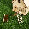 Gardening Supplies Micro Landscape Garden Ornament Miniature Wooden Ladder Home Decoration