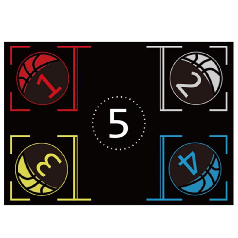 Non-slip Basketball Footwork Training Mat - Indoor Soundproof & Wear-resistant 40x60 cm