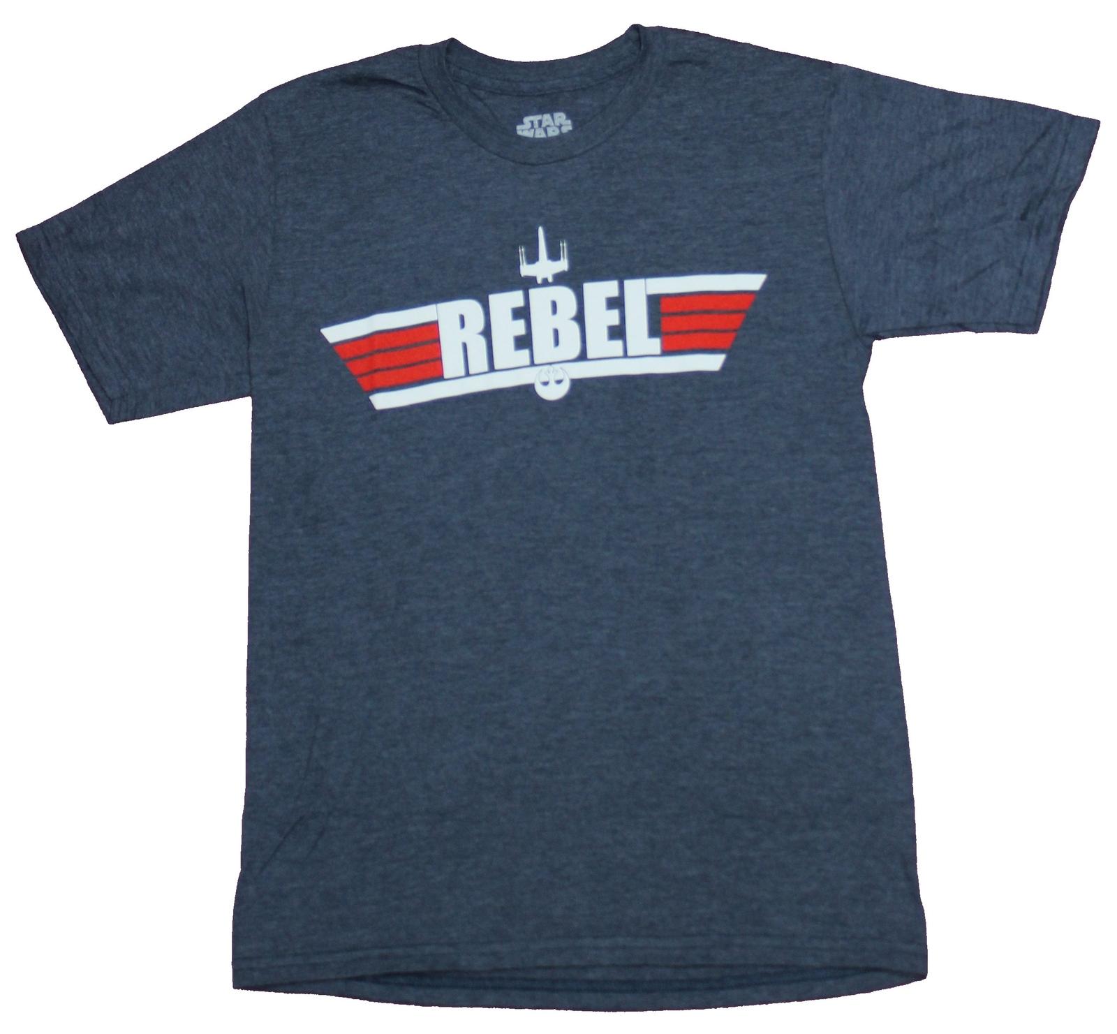 Star Wars Mens T-shirt Rebel Fighter Pilot Style Logo Image XL