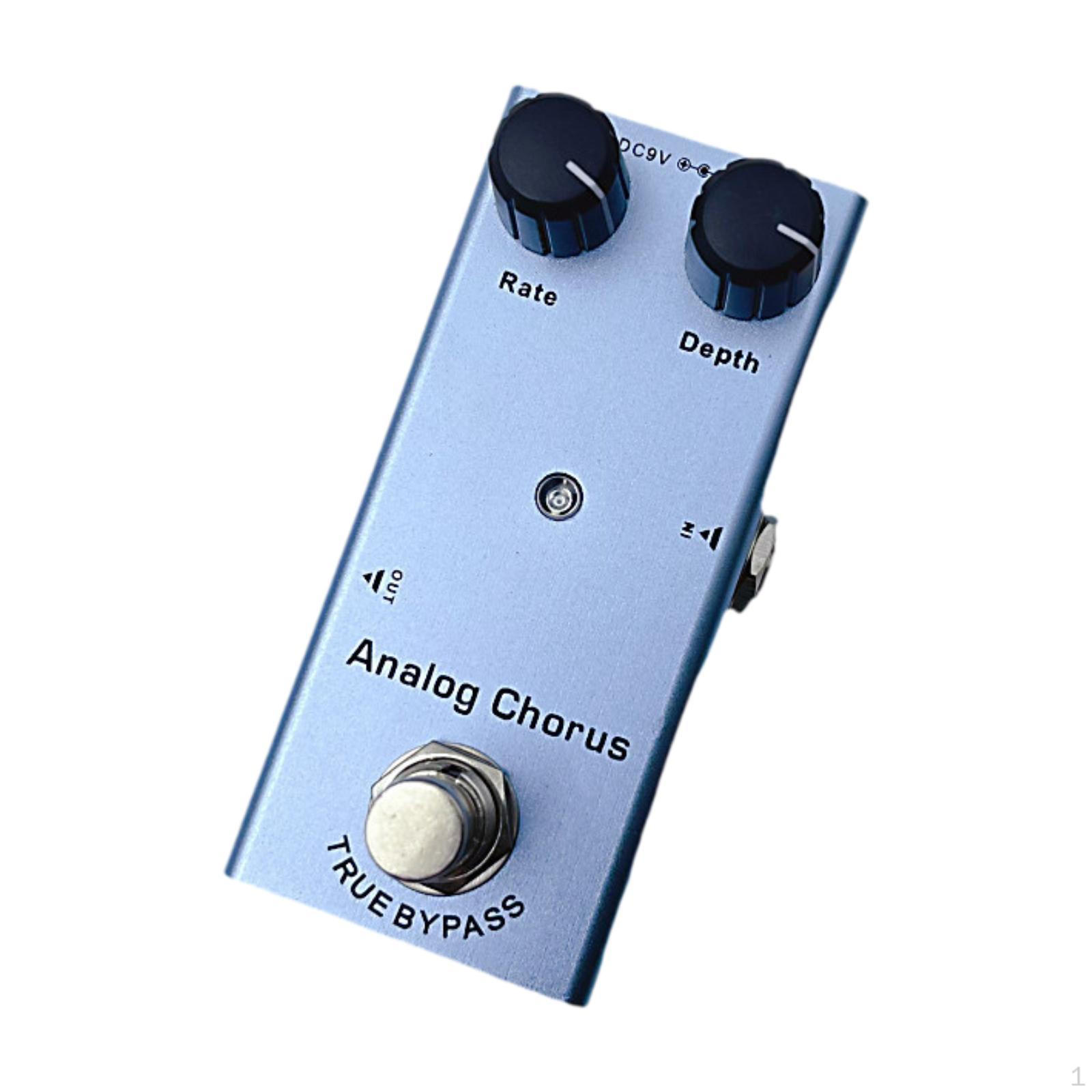 

Педаль эффектов для электрогитары DC 9V True Bypass Effector для выступлений analog chorus