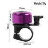 Colorful Mini Bicycle Bell - Loud Thumb Ring for Bikes and Scooters