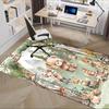Woodland Animal Chair Mat Office Carpet Oversized Rug Home Decor Sofa Mat for Bedroom Living Room Gift Suitable for Various Rooms