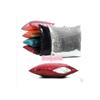 Luxurious Satin Sequin Pillow Cover 17 Inches With Handpainted Floral Design For Home Decor