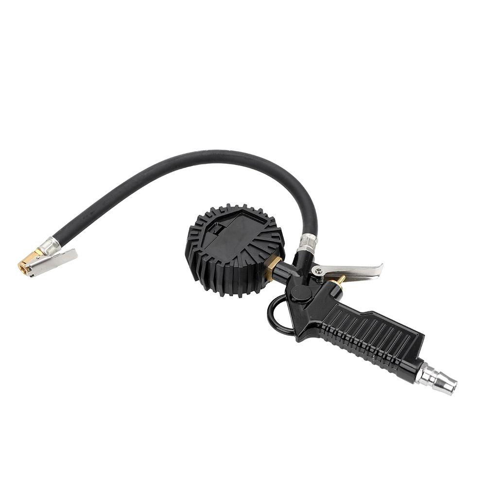 Car Tire Pressure Gauge Air Inflator EU Adapter Vehicle Tester LCD Digital Test Inflation Monitoring Manometer Motorcycle Bike