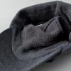 AVIREX Brim Knit Newsboy Work Military Watch Cap One Men's Fleece-Lined Cap, Cap, Cap, Style, Golf, (JP, Alphabet, Size, Charcoal)