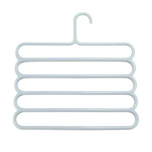 

Clothes Hanger, Trousers Hanger, Storage Rack, Wardrobe Closet Organizer, 5 Layers Pants Holders, Clothing Hangers Wholesale небо синє кольору