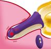 Dual Head Vibrating Dildo Penis Ring with Remote Penis Plug Vibrator, 10 Modes Female Clitoral G-spot Stimulator Adult Sex Toys
