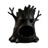 Creepy Tree Statue 3D Printed Spooky Candle Holder, Stump Figurine Dark Fantasy Room Accessories for Halloween Decoration, Desktop Storage Ornament