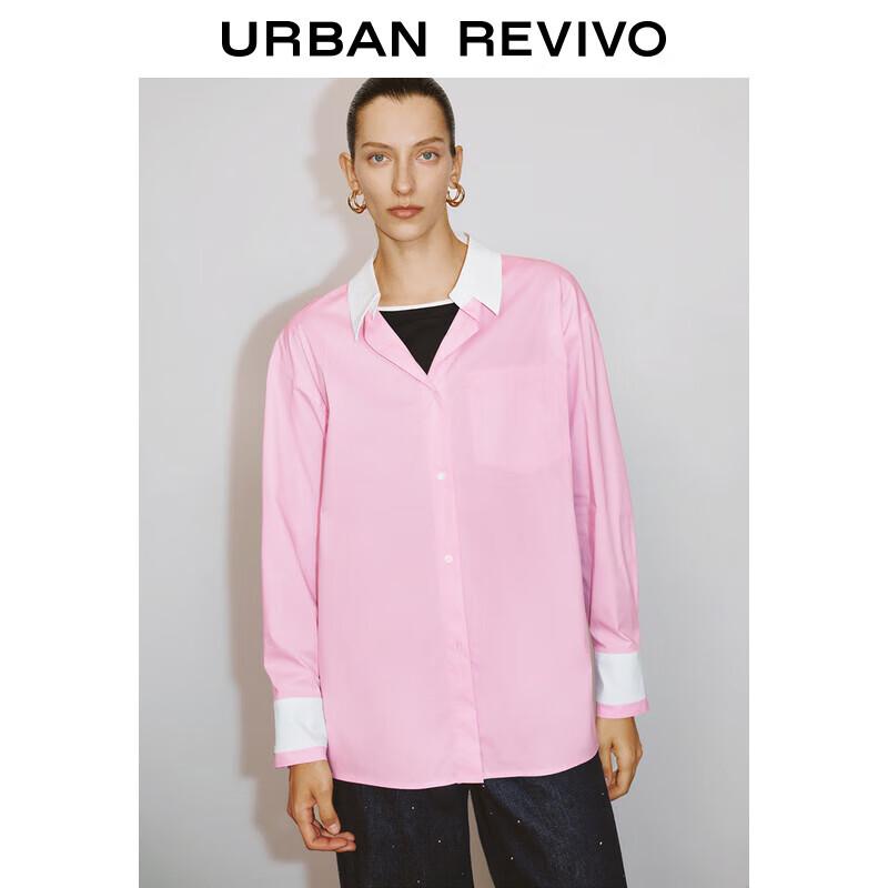 UR Women s Color-block Long Sleeve Polo Shirt XL