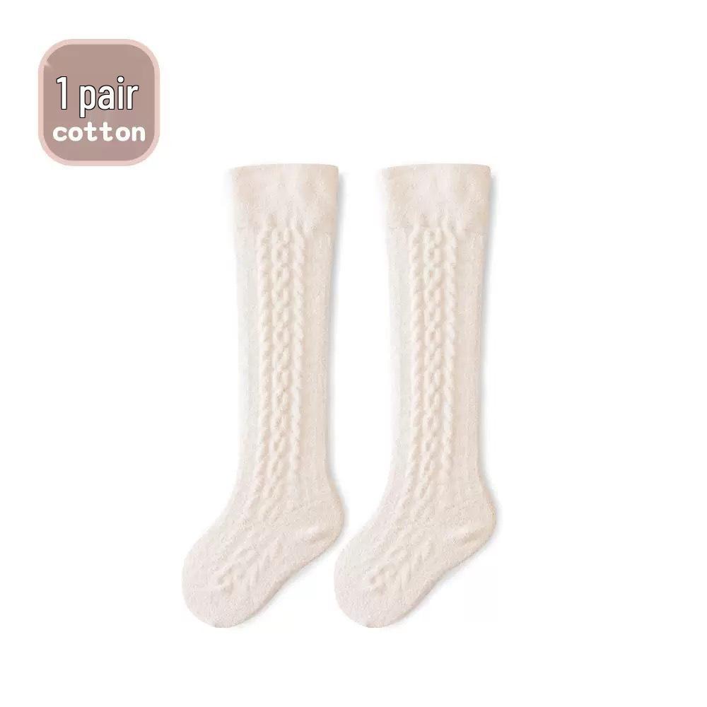 Cozy Over-the-Knee Baby Socks: Loose Cuff, Warm & Comfy for Autumn/Winter
