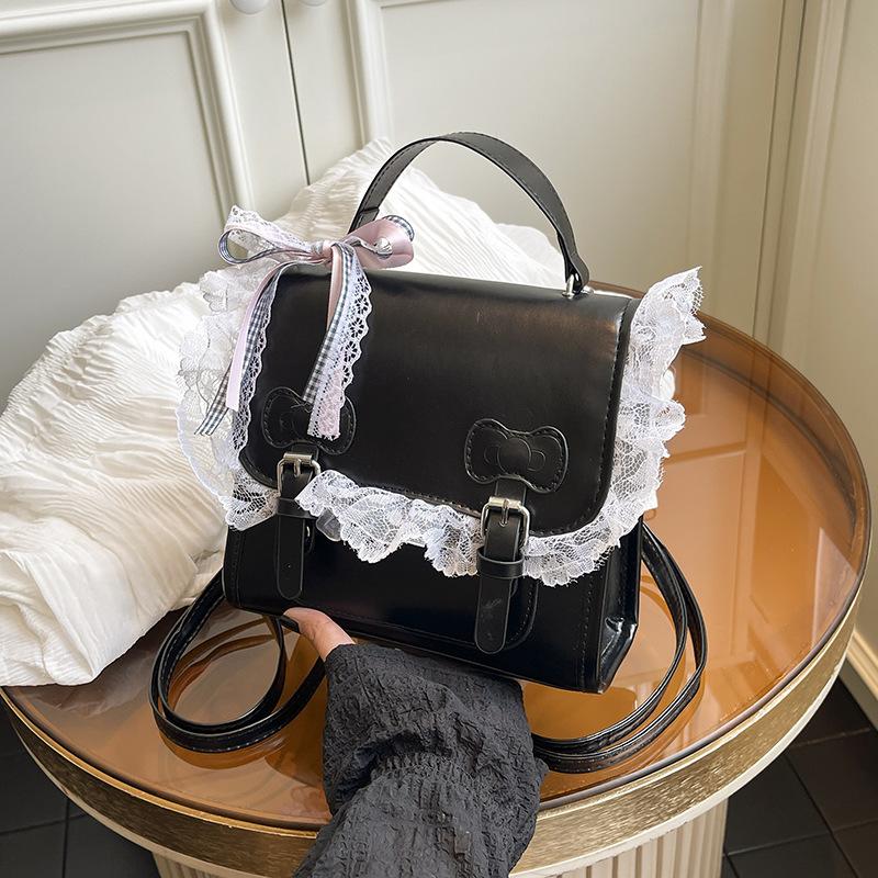 

Портативная персонализированная сумка женский летний новый модный рюкзак в стиле колледжа повседневный наплечный рюкзак Without pendant чёрный