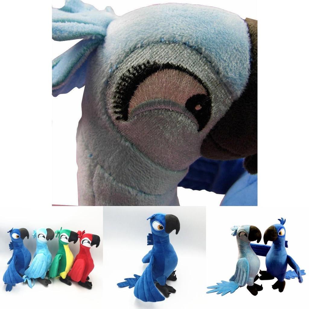 Soft And Cuddly 30cm Rio Movie Plush Toy Parrot Bird Stuffed Animal For Children