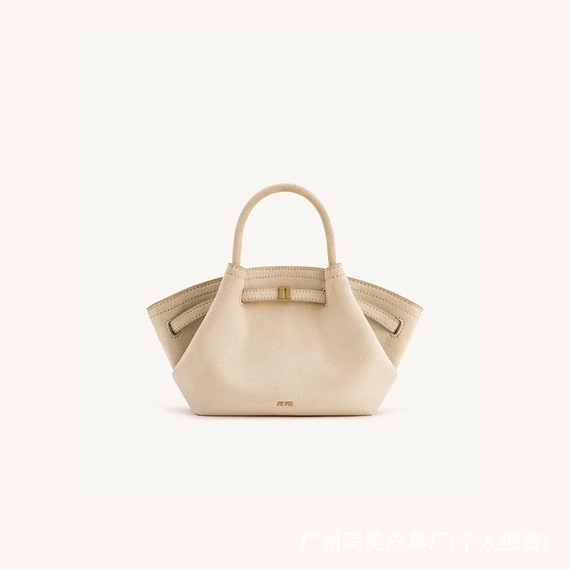 JWPEI 2025 Dumpling Handbag: Genuine Leather Tote & Crossbody Bag, Available In Large & Small Sizes for Women.