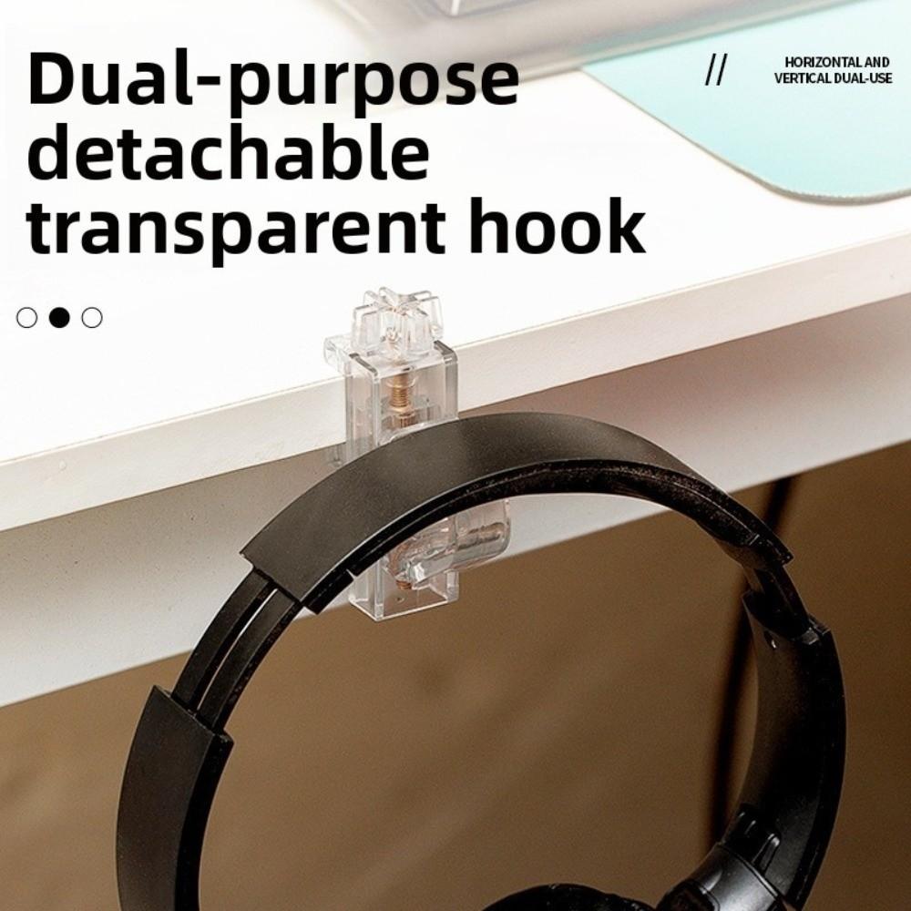 Gifts Detachable Desk Hooks Horizontal and Vertical Dual-use Knob Headphone and Bag Hooks Multi-purpose Kitchen Knob Hook