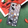 Cute Cartoon Cat Case For OPPO Reno 7 8 Lite 8T 10 11 12 13 Pro 12F 13F 14F OPPO Find X8 X6 X5 X9 Pro Cover