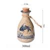 Wine Warmer Japanese Ceramic Sake Pot Set Household Small Wine Cup Traditional Handmade Wine Pot Accessories Shochu Cup Set 2025