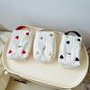 Portable Ins Simple Fabric Tissue Box Hanging Wet Wipes Case Storage Pouch Fit for Car Home Kitchen Use