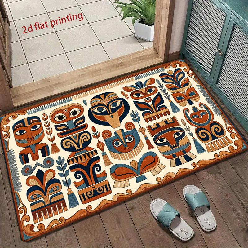 Exotic Pattern Floor Mat Living Room Decoration Home Sofa Non-Slip Carpet Study Bedroom Tatami Children'S Soft Floor Mat