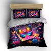 "Vivid butterfly dreamscape." Bedding sets Duvet covers Pillowcases(1* Duvet Cover 2* Pillowcases without duvet insert)