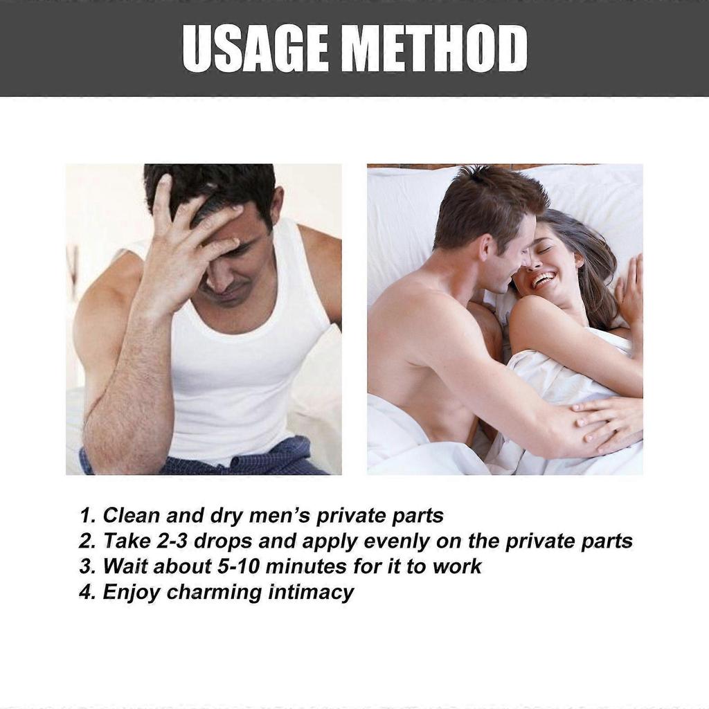 North Moon Men's Private Parts Care Essence Male Body Massage Care Enhance Vitality Strong Lasting