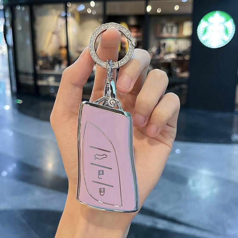 Tpu Car Key Case Cover For Lexus Nx Es Ux Us Rc Lx Gx Is Rx 200 250H 350H Ls 450H 260H 300H Ux200 Key Chain Accessories