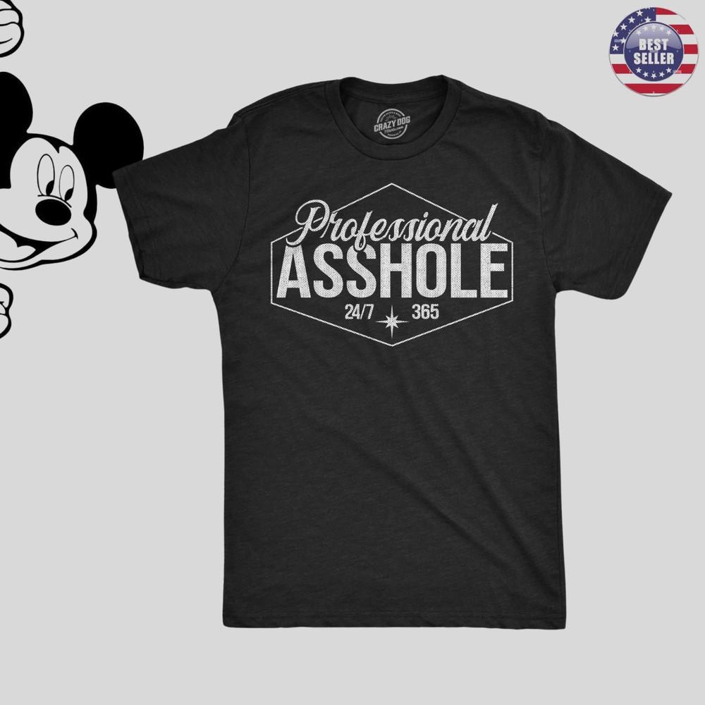 Professional Sarcastic Graphic Novelty Funny Tshirt Unisex T-Shirt XXL