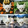 Halloween Themed Bat Skull Resin Decorative Ornaments Creative Home Decor for Living Rooms Bedrooms Courtyards Balconies