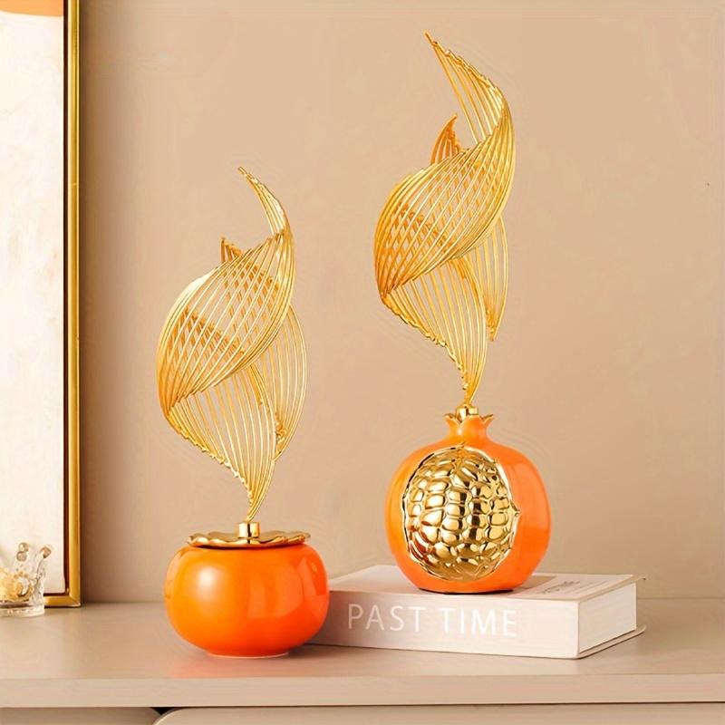 Statui ceramice creative de lux pentru camera de zi, sculpturi nordice, accesorii pentru birou, decorare atmosferă cameră