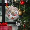 Christmas Hanging Pendant, Ball Decoration, Christmas Clear Glass Ball for New