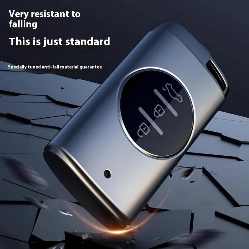Titanium Gray for Chery Tiggo 4 5X 7 Pro 8 Exeed Txl Tx Lx Remote Smart Car Key Case Cover Fob Holder Keychain Accessories