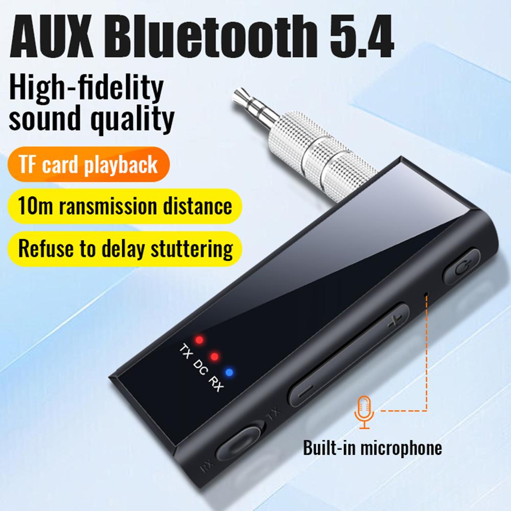 2 In 1 Bluetooth Transmitter Receiver Wireless Audio 3.5mm Aux Adapter Stereo Ack For Car Music Audio Aux Reciever Handsfree