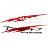 Racing Development Car Sticker Stylish Power's Racing Development Sports Sticker Car Reflective Waterproof Decal