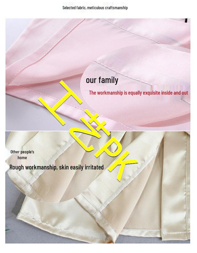 Kids' Solid Color Imitation Silk Bathrobe - Plain, Lightweight Design for Boys & Girls