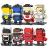 MOOXI MOC Invincibly Brickheadz Mark Omni-Man Anime Movie Figures Compatible Building Blocks Gift Toys For Children Adult Bricks