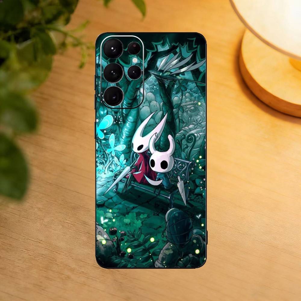 Game H-Hollow K-Knight Phone Case For Samsung S25,S24,S21,S22,S23,S30,Ultra,S20,Plus,Fe,Lite Black Shell