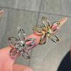Exaggerated Open Ring Open Adjustable Women Ring Creative Hollow Flower Ring  Special Occasion