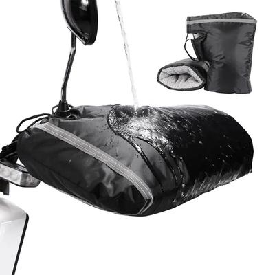 Motocyklové rukavice na řídítka na zimu, větruodolné, teplé