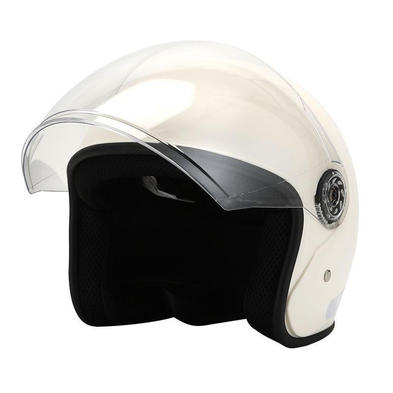 3C Certified Women's Electric Scooter Helmet: Breathable, Sun-Protective, All-Season Safety Helmet for Motorcycle Riding