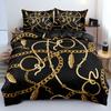 Luxury Home Bedding Set Bedroom Luxury Printed Bedding Set Quilt Cover Pillow Case 2/3 Pieces Home Decoration Soft Microfiber